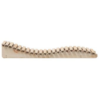 Ligbed 205x60x31,5 cm massief grenenhout 5