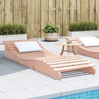 Ligbed 205x70x31,5 cm massief douglashout 1