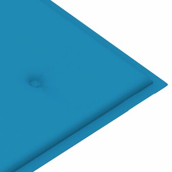 Tuinbank inklapbaar met kussen 118 cm bamboe 7