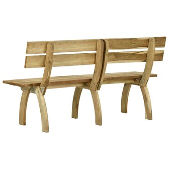 Tuinbank 160 cm ge&iuml;mpregneerd grenenhout 4