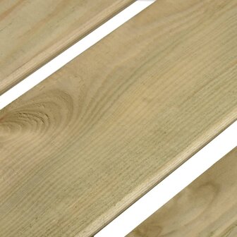 Tuinbank 121 cm ge&iuml;mpregneerd grenenhout 5