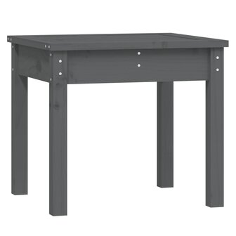 Tuinbank 50x44x45 cm massief grenenhout grijs 2