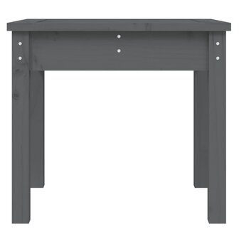 Tuinbank 50x44x45 cm massief grenenhout grijs 4