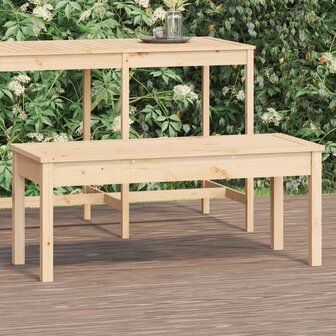 Tuinbank 109x44x45 cm massief grenenhout 1