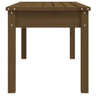 Tuinbank 109x44x45 cm massief grenenhout honingbruin 5