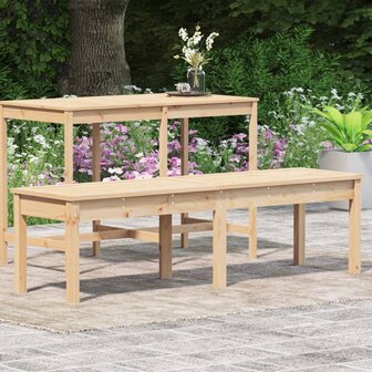 Tuinbank 2-zits 159,5x44x45 cm massief grenenhout 3