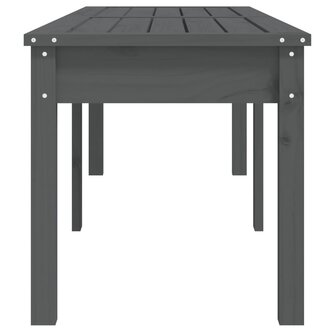 Tuinbank 2-zits 159,5x44x45 cm massief grenenhout grijs 5