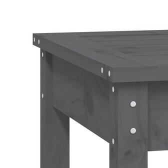 Tuinbank 2-zits 159,5x44x45 cm massief grenenhout grijs 6