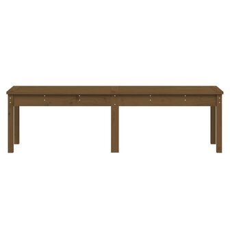 Tuinbank 2-zits 159,5x44x45 cm massief grenenhout honingbruin 4