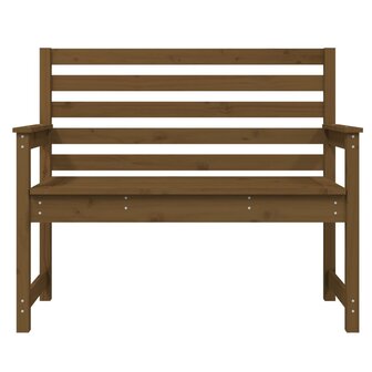 Tuinbank 109x48x91,5 cm massief grenenhout honingbruin 4
