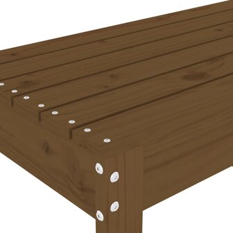 Tuinbank 80x38x45 cm massief grenenhout honingbruin 6