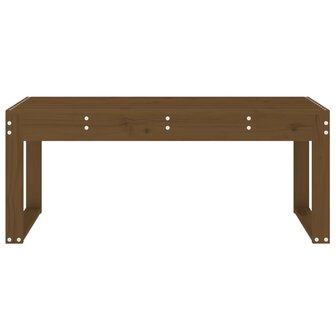Tuinbank 110x38x45 cm massief grenenhout honingbruin 3