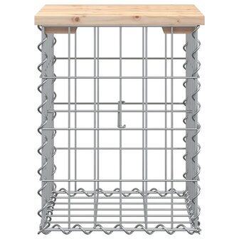 Tuinbank schanskorfontwerp 33x31x42 cm massief grenenhout 3