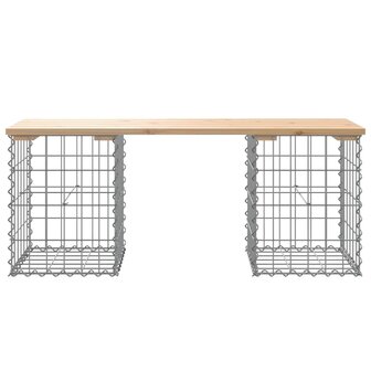 Tuinbank Schanskorfontwerp 103x31x42 cm massief grenenhout 3