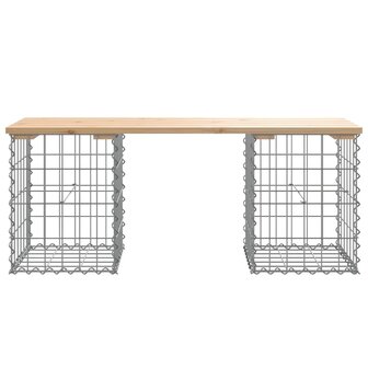 Tuinbank Schanskorfontwerp 103x31x42 cm massief grenenhout 5