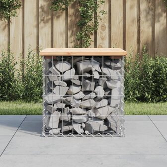 Tuinbank schanskorfontwerp 43x44x42 cm massief grenenhout 1