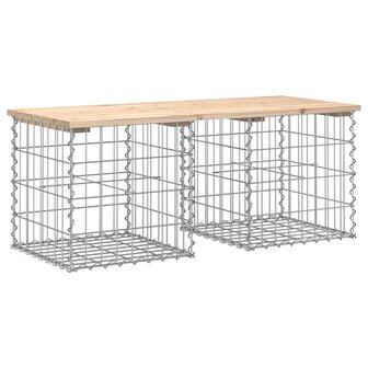 Tuinbank Schanskorfontwerp 103x44x42 cm massief grenenhout 2