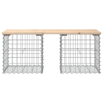 Tuinbank Schanskorfontwerp 103x44x42 cm massief grenenhout 3