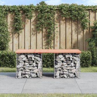 Tuinbank schanskorfontwerp 103x44x42 cm massief douglashout 1