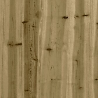 Tuinbank schanskorfontwerp 103x44x42 cm ge&iuml;mpregneerd hout 7