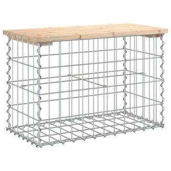 Tuinbank schanskorfontwerp 63x31,5x42 cm massief grenenhout 2