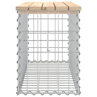 Tuinbank schanskorfontwerp 83x31,5x42 cm massief grenenhout 4
