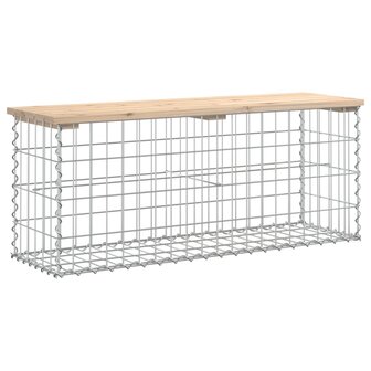 Tuinbank schanskorfontwerp 103x31,5x42 cm massief grenenhout 2