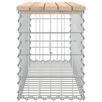 Tuinbank schanskorfontwerp 103x31,5x42 cm massief grenenhout 4