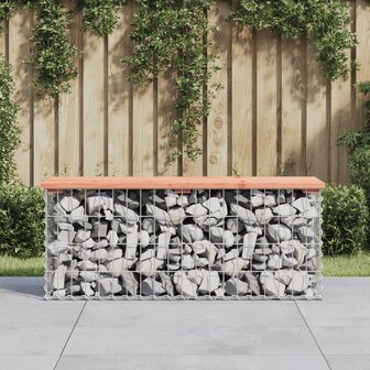 Tuinbank schanskorfontwerp 103x31,5x42 cm massief douglashout 1