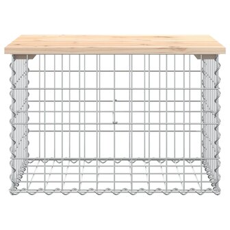 Tuinbank schanskorfontwerp 63x44x42 cm massief grenenhout 3