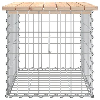 Tuinbank schanskorfontwerp 63x44x42 cm massief grenenhout 4