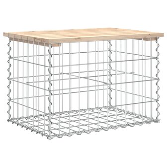 Tuinbank schanskorfontwerp 63x44x42 cm massief grenenhout 5