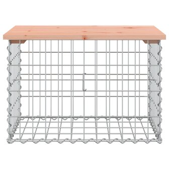 Tuinbank schanskorfontwerp 63x44x42 cm massief douglashout 3