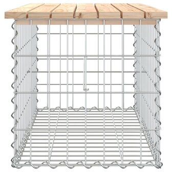 Tuinbank Schanskorfontwerp 83x44x42 cm massief grenenhout 4
