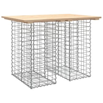Tuinbank schanskorfontwerp 100x70x72 cm massief grenenhout 2