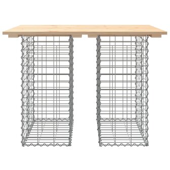 Tuinbank schanskorfontwerp 100x70x72 cm massief grenenhout 3