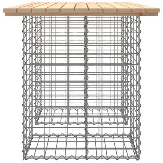 Tuinbank schanskorfontwerp 100x70x72 cm massief grenenhout 4