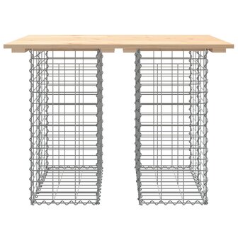 Tuinbank schanskorfontwerp 100x70x72 cm massief grenenhout 5