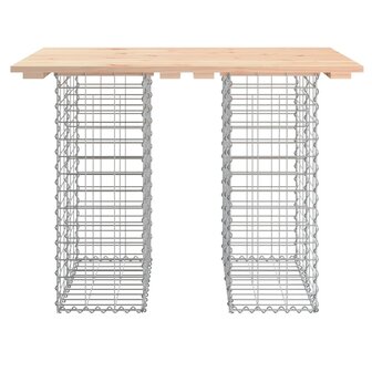 Tuinbank schanskorfontwerp 100x70x72 cm massief grenenhout 3