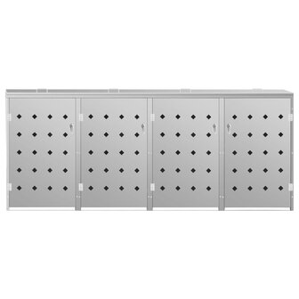 Containerberging vierdubbel 240 L roestvrij staal 3