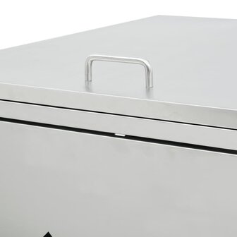 Containerberging vierdubbel 240 L roestvrij staal 4