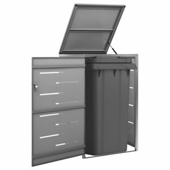 Containerberging enkel 69x77,5x112,5 cm roestvrij staal 1