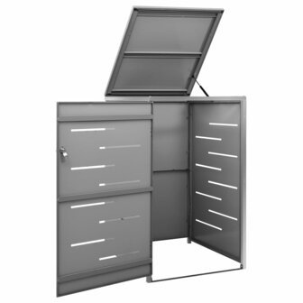 Containerberging enkel 69x77,5x112,5 cm roestvrij staal 3