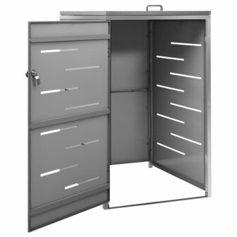 Containerberging enkel 69x77,5x112,5 cm roestvrij staal 4