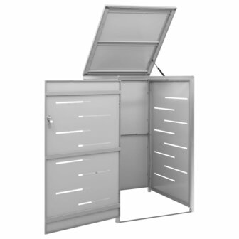 Containerberging enkel 69x77,5x112,5 cm roestvrij staal 3
