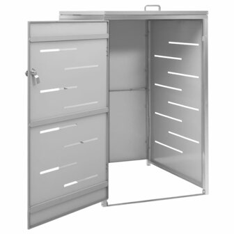 Containerberging enkel 69x77,5x112,5 cm roestvrij staal 4