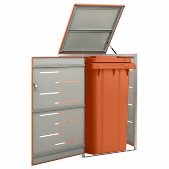 Containerberging enkel 69x77,5x112,5 cm roestvrij staal 1