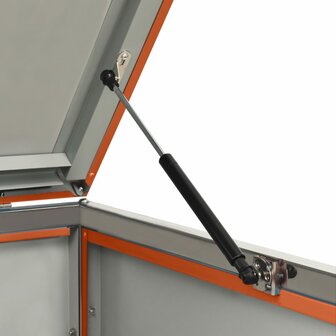 Containerberging dubbel 138x77,5x112,5 cm roestvrij staal 8