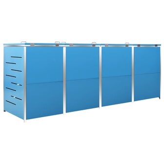 Containerberging vierdubbel 276,5x77,5x112,5 cm roestvrij staal 7