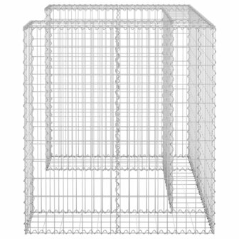 Schanskorf voor container 110x100x110 cm gegalvaniseerd staal 4